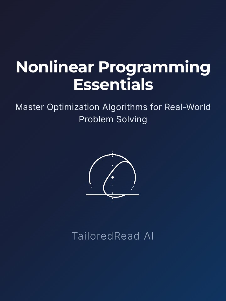 Nonlinear Programming Essentials Book: Master Optimization Algorithms ...