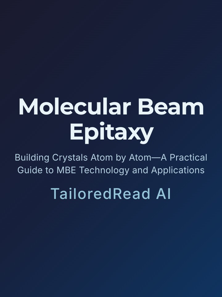 Molecular Beam Epitaxy Book: Building Crystals Atom by Atom—A Practical ...