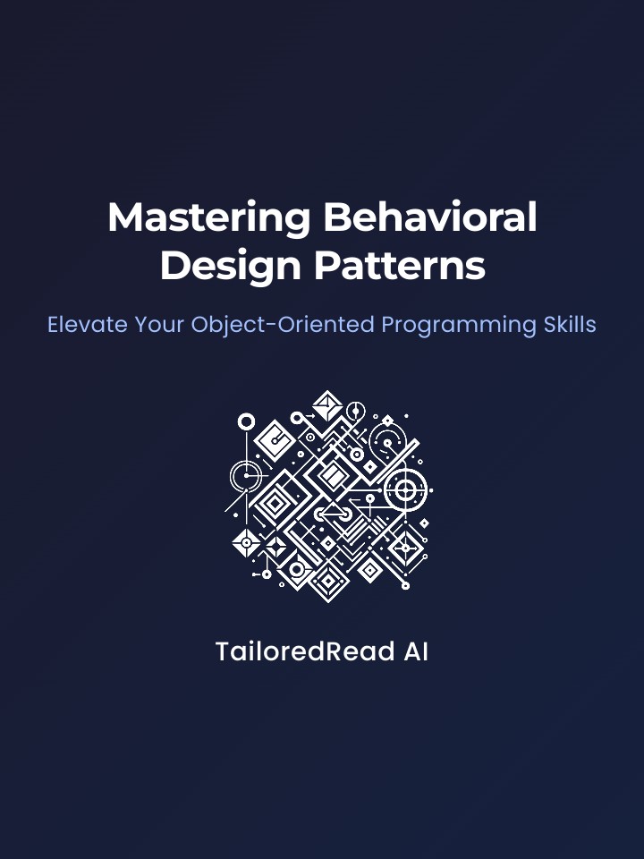 Mastering Behavioral Design Patterns Book: Elevate Your Object-Oriented ...