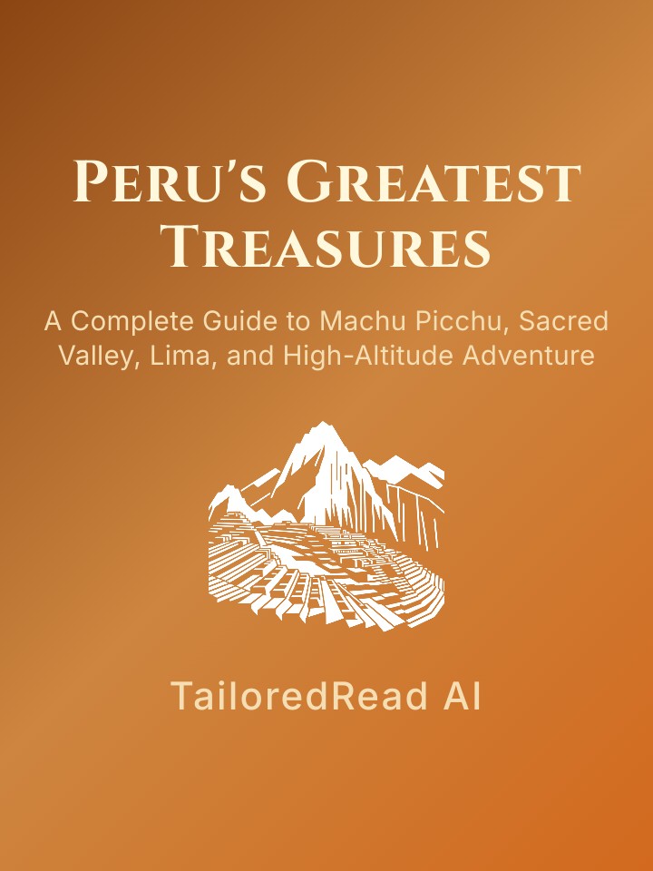 Peru's Greatest Treasures Book: A Complete Guide to Machu Picchu ...