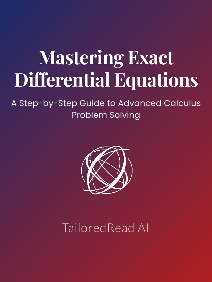 Advanced Equation Mastering Exact Differential Equations Book: A Step-by-Step Guide to ...