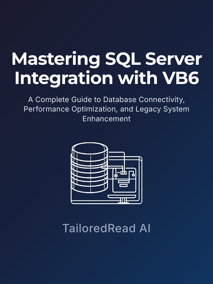 Mastering SQL Server Integration with VB6 Book: A Complete Guide to ...