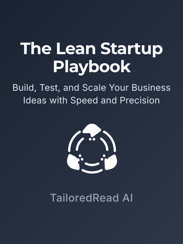 The Lean Startup Playbook Book: Build, Test, and Scale Your Business ...